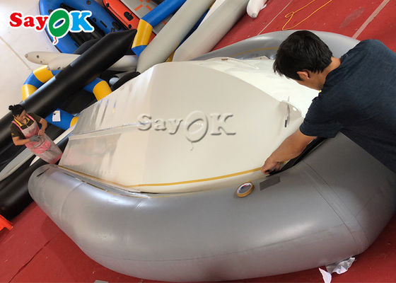 Custom 5m Silver Hypalon RIB Boat Inflatable Fishing Raft