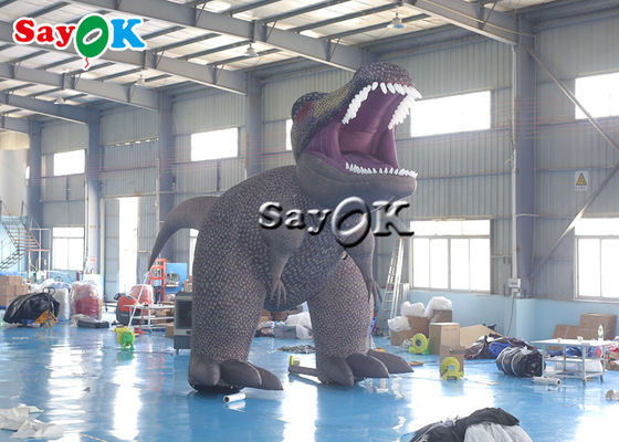 Advertising Inflatable 5m 16ft Giant Inflatable Dinosaur Model For Halloween Exhibition