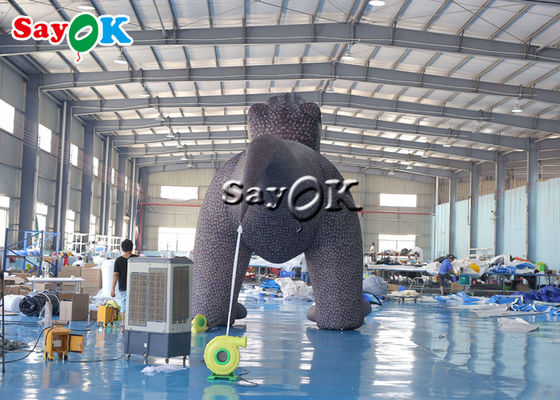 Advertising Inflatable 5m 16ft Giant Inflatable Dinosaur Model For Halloween Exhibition