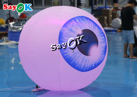 Halloween Yard 1.5m Inflatable Lighting Decoration Led Eye Balloon