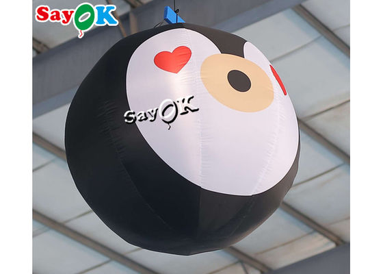 3.3ft Blow Up Xmas Decoration Led Animated Mascot Penguin Balloon Light