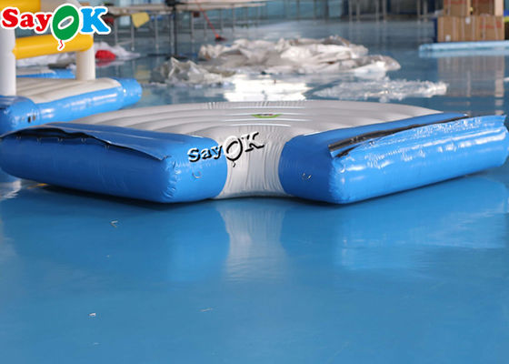 Inflatable Water Tank Outdoor Activity  Inflatable Air Jumping Pad Water Amusement Park