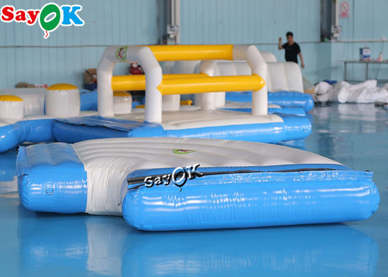 Inflatable Water Tank Outdoor Activity  Inflatable Air Jumping Pad Water Amusement Park