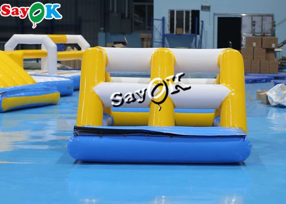 Water Trampoline Toys 3x2x1mH Small Inflatable Water Toys Obstacle Course Sport Arch Bridge