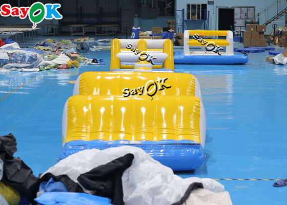 Customized Giant Adult Water Inflatable Obstacle Course Inflatable Water Pillow For Outdoor