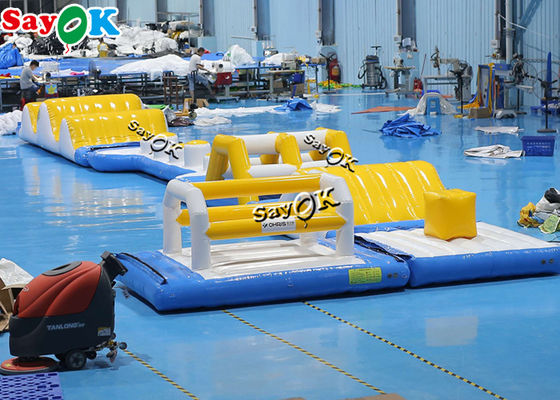 Customized Giant Adult Water Inflatable Obstacle Course Inflatable Water Pillow For Outdoor