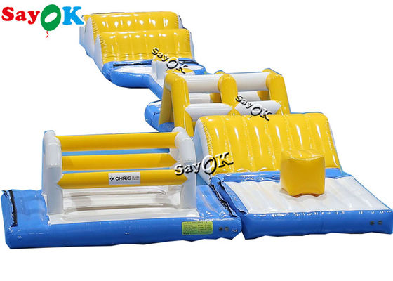 Customized Giant Adult Water Inflatable Obstacle Course Inflatable Water Pillow For Outdoor