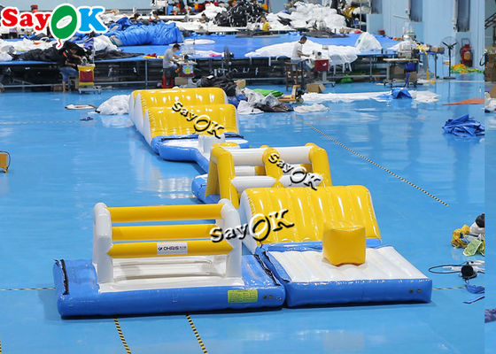 Customized Giant Adult Water Inflatable Obstacle Course Inflatable Water Pillow For Outdoor