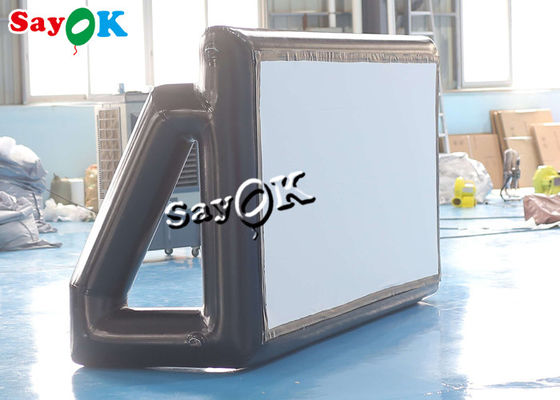 Backyard Movie Screens Airtight Front Projection Inflatable Movie Screen With Pump 3x1.75mH