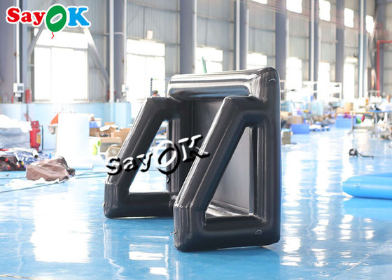 Backyard Movie Screens Airtight Front Projection Inflatable Movie Screen With Pump 3x1.75mH