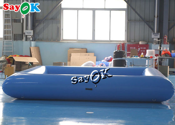 Inflatable Pool Toys Blue Small Commercial Kids Inflatable Swimming Pool With Pump 4x4x0.6mH