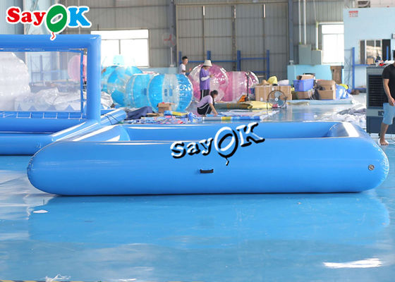 Inflatable Pool Toys Blue Small Commercial Kids Inflatable Swimming Pool With Pump 4x4x0.6mH