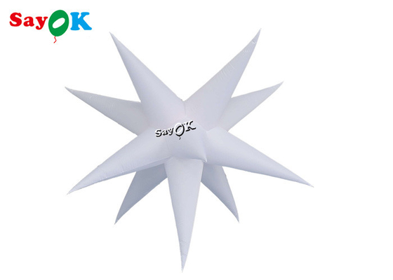 1.5m 16 Colors Changing Led Lights Inflatable Star For Wedding Stage Party Decoration