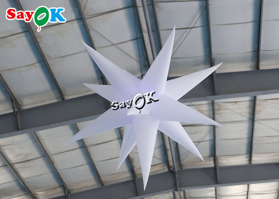 1.5m 16 Colors Changing Led Lights Inflatable Star For Wedding Stage Party Decoration
