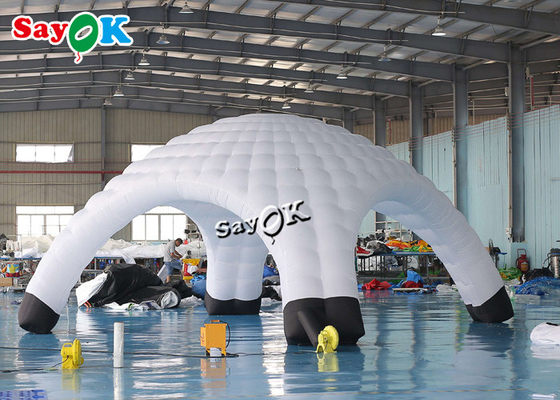 Inflatable Tunnel Tent 6.9x4mH Portable Inflatable Air Tent Exhibition Spider Dome Tent