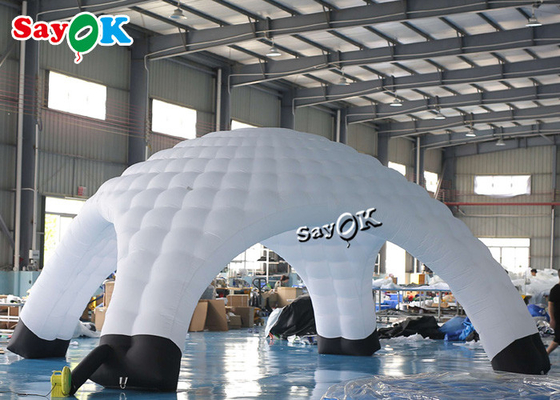 Inflatable Lawn Tent 6.9x4mH Portable Inflatable Air Tent Exhibition Spider Dome Tent