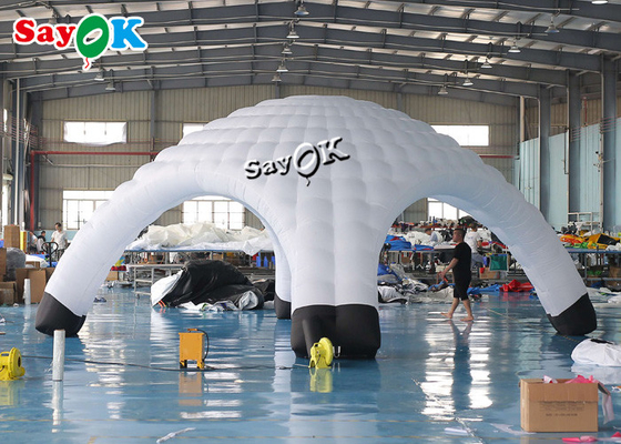 Inflatable Tunnel Tent 6.9x4mH Portable Inflatable Air Tent Exhibition Spider Dome Tent