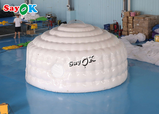 Inflatable Igloo Tent Dome 4.6m 15ft Airtight Outdoor Party Dome Inflatable Yurt Tent