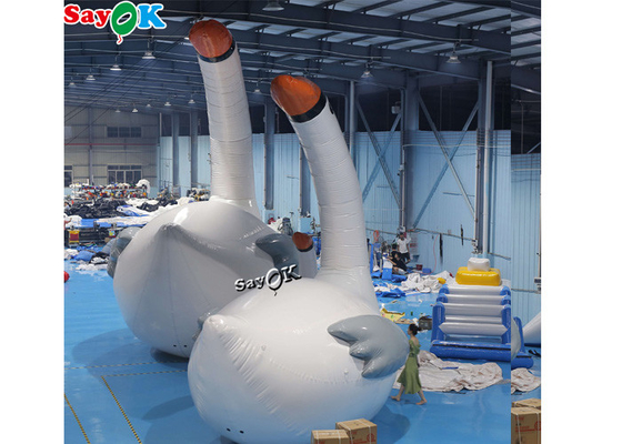 6m 20ft Pvc Airtight Inflatable Goose Model For Ad Decoration