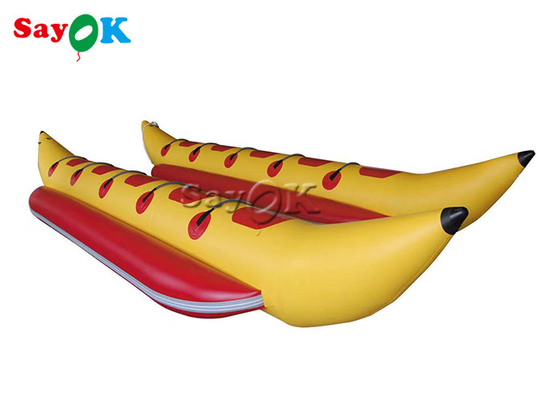 10 Persons Single Body Inflatable Banana Boat For Water Game
