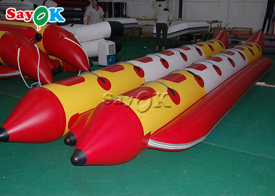 10 Persons Single Body Inflatable Banana Boat For Water Game