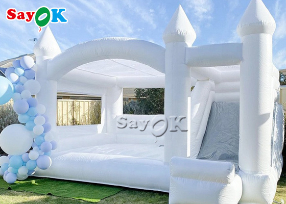 Adults 5m 16.5ft Commercial Wedding Bounce Castle With Slide