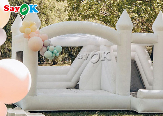 Adults 5m 16.5ft Commercial Wedding Bounce Castle With Slide