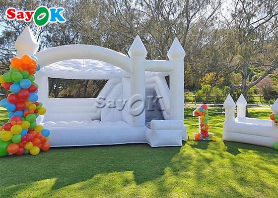 Adults 5m 16.5ft Commercial Wedding Bounce Castle With Slide