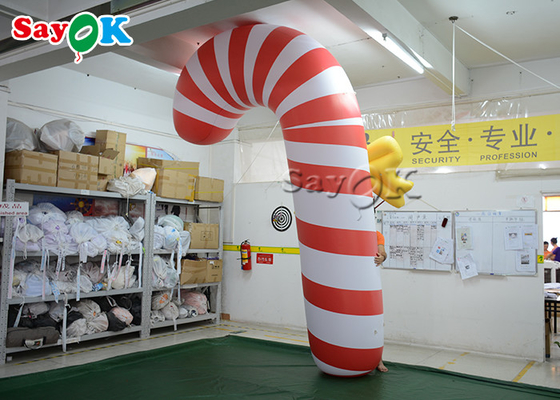 2.5m 8.25ft Inflatable Holiday Decorations Christmas Candy Cane