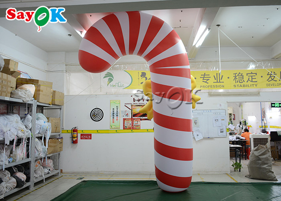 2.5m 8.25ft Inflatable Holiday Decorations Christmas Candy Cane