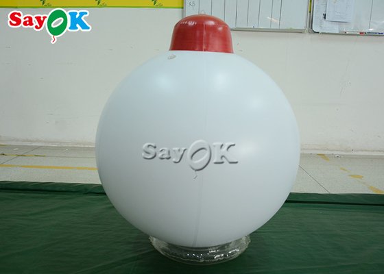 1.5m 5ft White Balloon Inflatable Holiday Decorations For Event Advertising