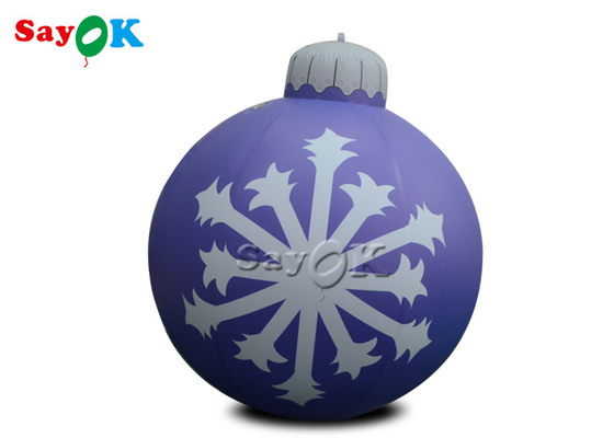Custom 3m 10ft Garden Xmas Decorated Inflatable Ball For Holiday
