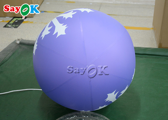 Custom 3m 10ft Garden Xmas Decorated Inflatable Ball For Holiday
