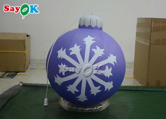 Custom 3m 10ft Garden Xmas Decorated Inflatable Ball For Holiday