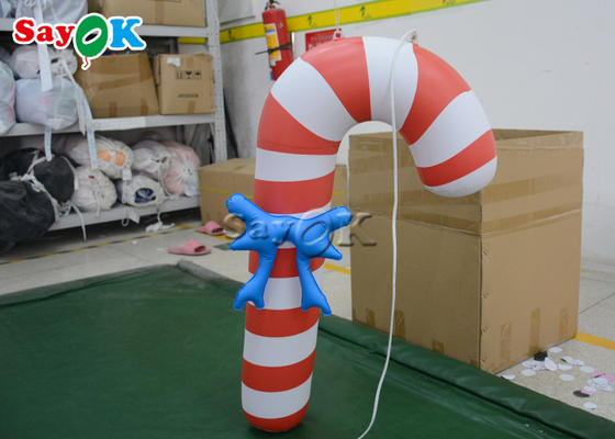35 Inch Outdoor Inflatable Holiday Decorations Christmas Candy Cane