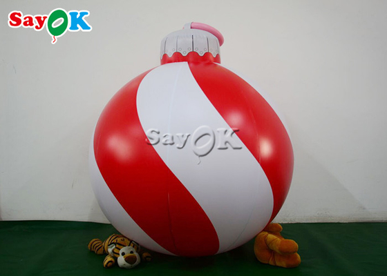 1.2m Red Inflatable Snowflake Ball Festival Christmas Yard Decoration