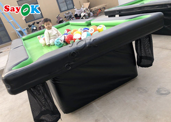 Inflatable Bowling Game 0.9mm PVC Air Sealed Inflatable Pool Table With Stand