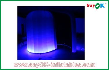 Photo Booth Wedding Props Colorful Dome Led Light Custom Inflatable Products For Advertising