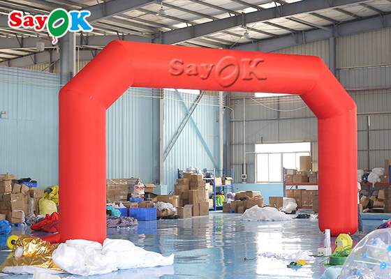 Inflatable Rainbow Arch Custom Inflatable Arch 8x1x4.5mH Red Outdoor Advertising Decoration
