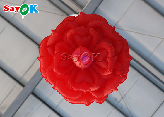 1m 3.3ft Inflatable Lighting Decoration Rose Flower Ceiling Wall Hanging Wedding Decor