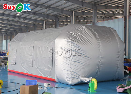 Inflatable Work Tent Grey Airtight Inflatable Air Tent Blow Up Spray Booth Car Painting
