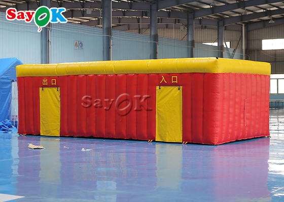 Tent Inflatable 8m 26.5ft Inflatable Air Tent Fire Education House For Fire Drill