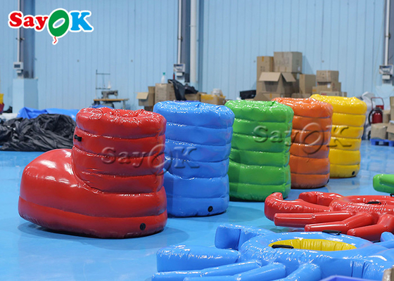 Inflatable Lawn Games 1.6x1.2x0.9m Airtight Inflatable Shoes For Team Competition