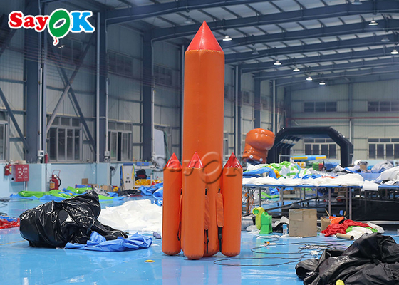 Giant Inflatable 5m Event Promotional Inflatable Sports Games Blow Up Rocket Game