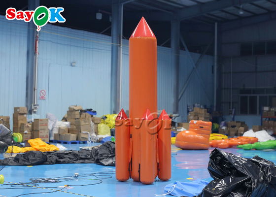 Giant Inflatable 5m Event Promotional Inflatable Sports Games Blow Up Rocket Game