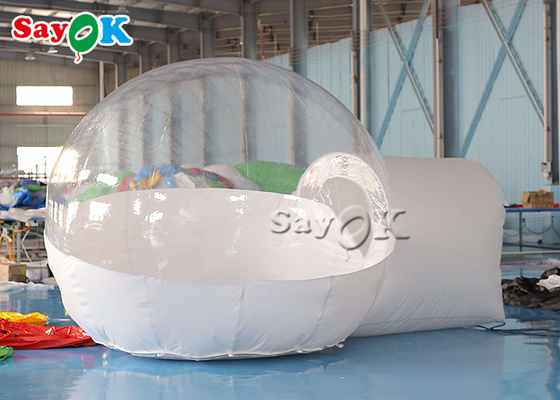 Inflatable Transparent Tent 3x2.5mH 10x9ft Camping Event Inflatable Air Tent Clear Dome With Tunnel