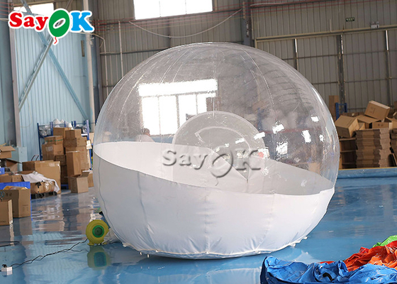 Inflatable Transparent Tent 3x2.5mH 10x9ft Camping Event Inflatable Air Tent Clear Dome With Tunnel