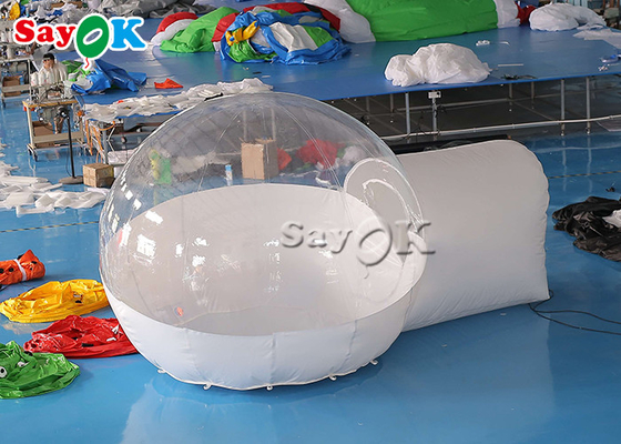 Inflatable Transparent Tent 3x2.5mH 10x9ft Camping Event Inflatable Air Tent Clear Dome With Tunnel