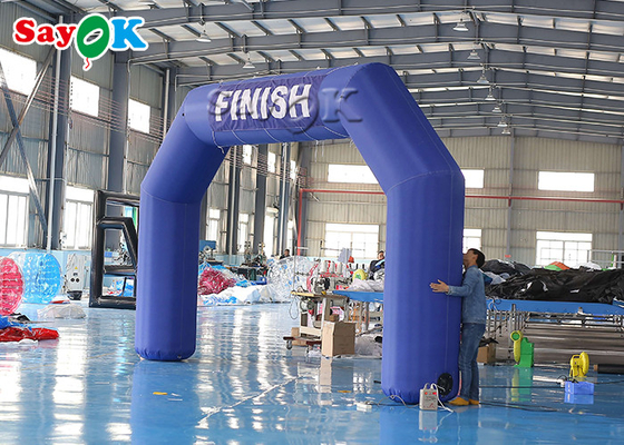 Inflatable Race Arch 210D 6m 20ft Blue Giant Inflatable Arch Start Finish Line