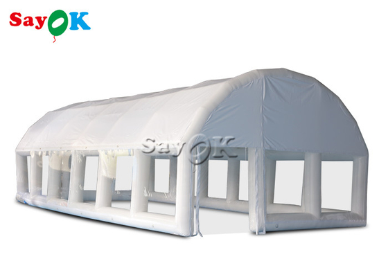 Large Inflatable Tent 0.55Mm Pvc Inflatable Air Tent Transparent Airtight Dome For Swimming Pool Cover